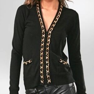 ASO Milly Blair Gossip Girl Chain Cardigan SzS
